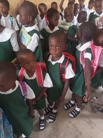 New uniforms, shoes, and backpacks